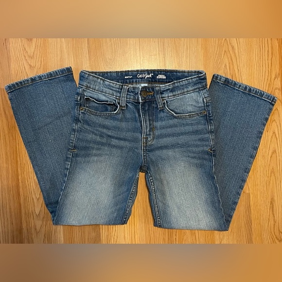Cat & Jack - Boys Bootcut Stretch Jeans - Size 8 - Picture 1 of 6